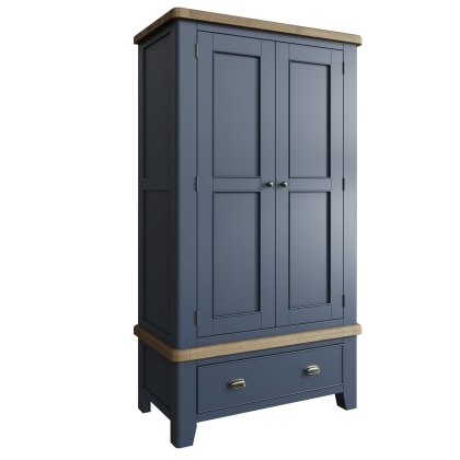 Heritage Blue 2 Door Wardrobe