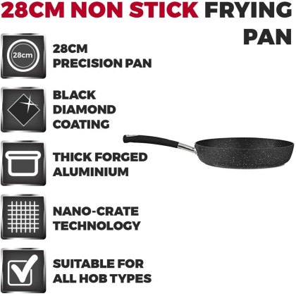 Tower Precision 28cm Non Stick Frying Pan