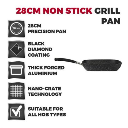 Tower Precision 28cm Non Stick Grill