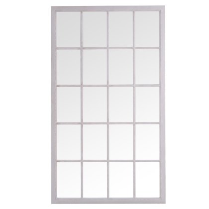 Leaner Window Mirror Grey