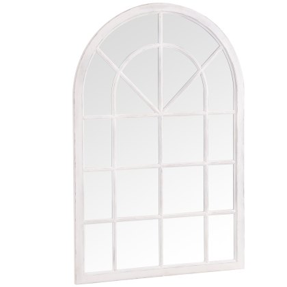 Small Arched Window White