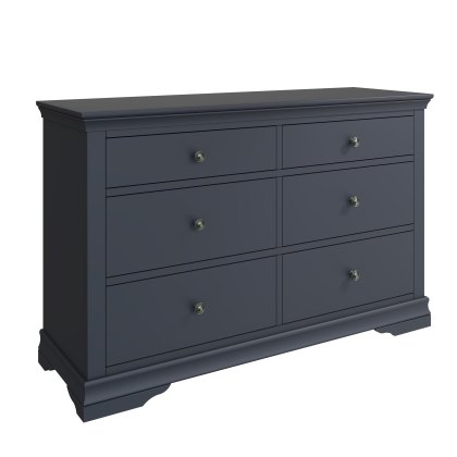 Sorrento Midnight 6 Drawer Chest