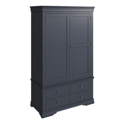 Sorrento Midnight 2 Door 2 Drawer Wardrobe