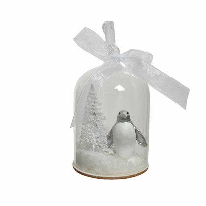Glass Ornament with Penguin Inside