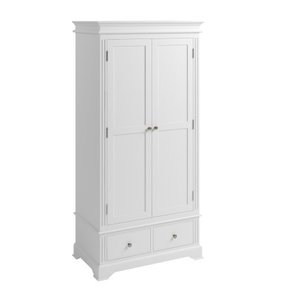 Turin 2 Door Wardrobe White