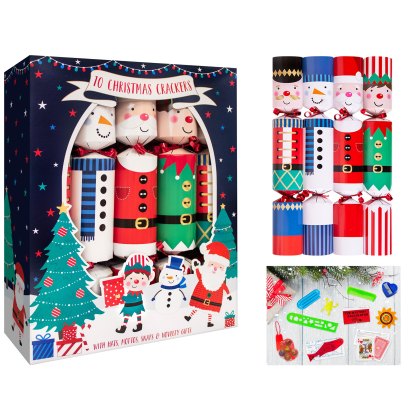 Santa & Friends Crackers Box 10
