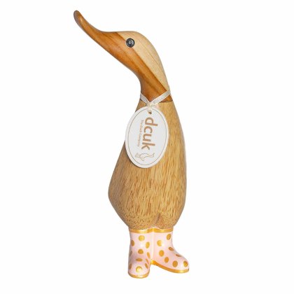 Dcuk Ducklings Gold Spotty Wellys