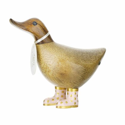 Dcuk Duckys Gold Spotty Wellys