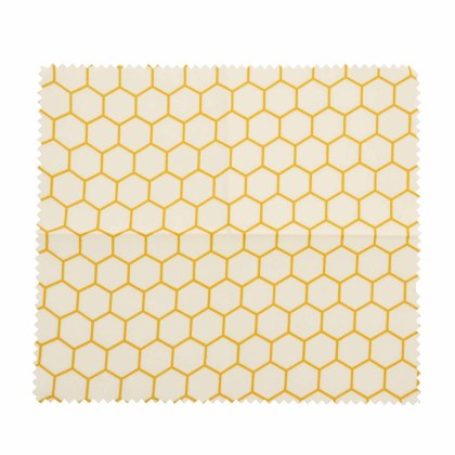 Kitchen Pantry Pack of 3 White Honeycomb Beeswax Wraps