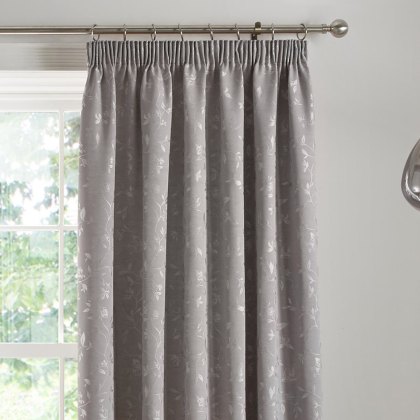 Curtina Bird Trail Grey Curtains