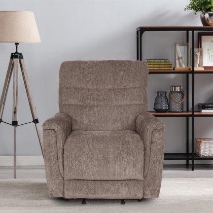 Harrow Dual Motor Lift and Rise Recliner in Taupe Fabric
