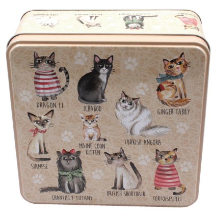 Grandma Wilds Cats in Jumpers Biscuit Tin