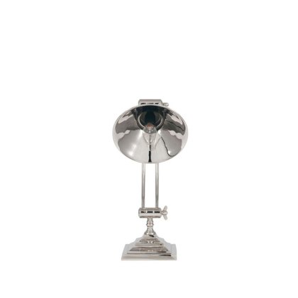 Kensington Nickel Metal Arched Arm Table Lamp