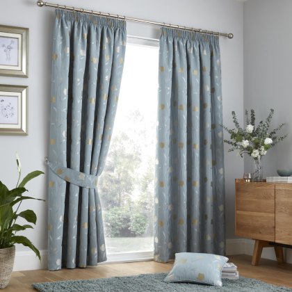 Curtina Juliette Duck Egg Curtains