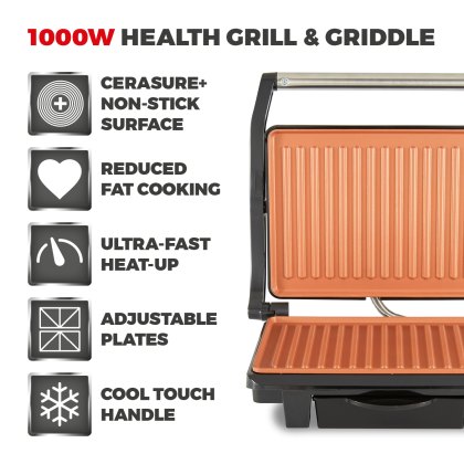 Tower 1kW Health Grill & Griddle