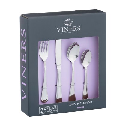 Viners Grand 24 Piece Cutlery Set