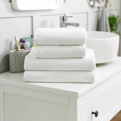 Deyongs Reims White Towels