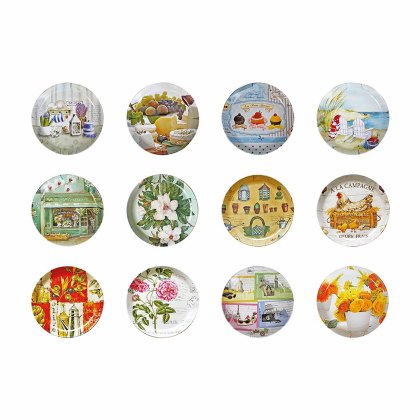 Stow Green Assorted Lipped Round Trays Stow Green Assorted Lipped Round Trays