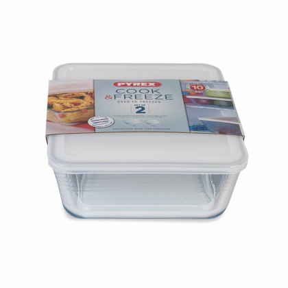 Pyrex Cook and Freeze 2 Piece Set 1.5 & 4L