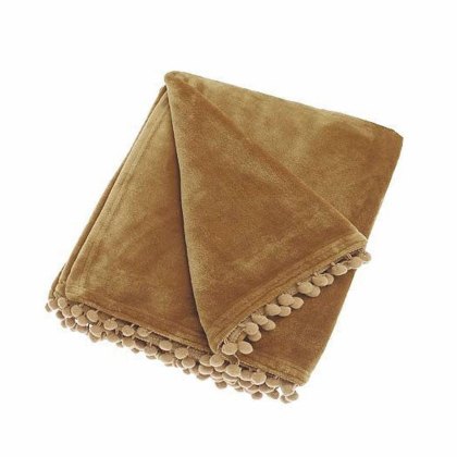 Walton & Co Cashmere Touch Throw Honey Walton & Co Cashmere Touch Throw Honey