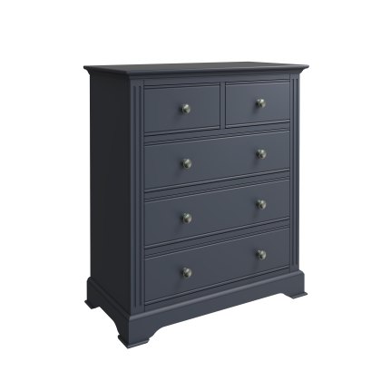 Turin 2 Over 3 Chest in Midnight Grey
