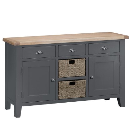 Tenby Charcoal Large Sideboard