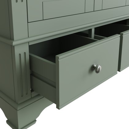 Turin Green 2 Door Wardrobe