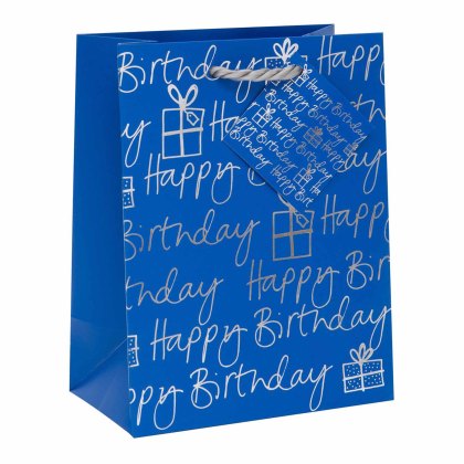 Glick Happy B'day Indigo Gift Bag