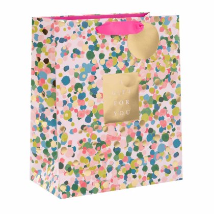 Glick Colourful Confetti Gift Bag