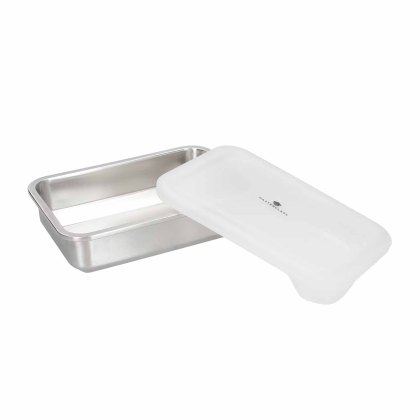 Masterclass Stainless Steel Dinner for Two Storage Dish