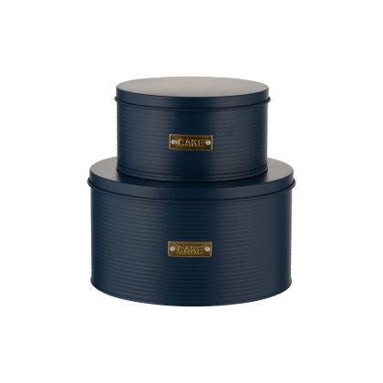 Typhoon Otto Navy Set of two Cake Tins Typhoon Otto Navy Set of two Cake Tins