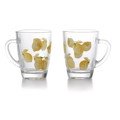 Price and Kensington Amalfi Set of two Glass Mugs