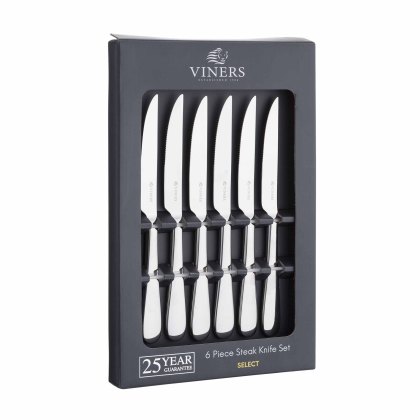 Viners Select 6 Piece Steak Knives Set