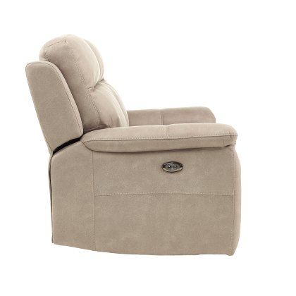 Harrison 3 Seater Power Recliner Sofa (2 Wide Cushions)