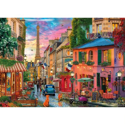 Gibsons Sunset over Paris 1000 Piece Puzzle