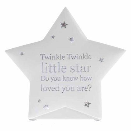 Bambino Star Shaped Resin Money Box Bambino Star Shaped Resin Money Box
