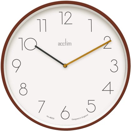Acctim Taby Soft Coral Clock Acctim Taby Soft Coral Clock