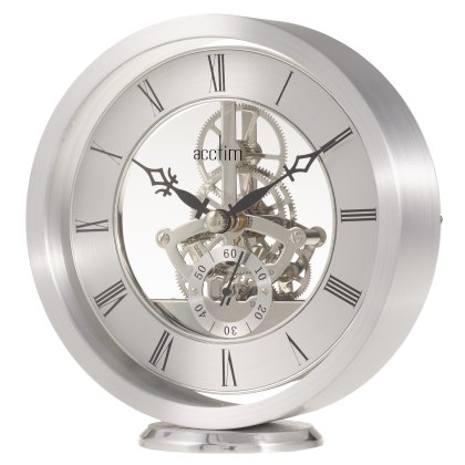 Acctim Millenden Silver Clock