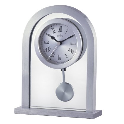 Acctim Bathgate Silver Clock