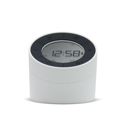 Acctim Jowie White Alarm Clock