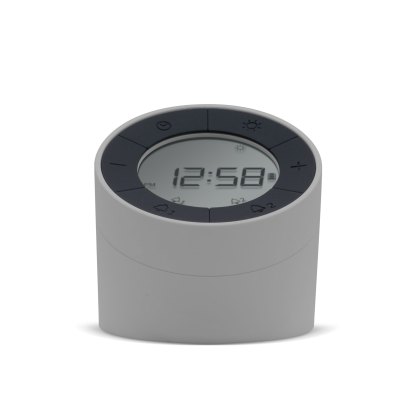 Acctim Jowie Grey Alarm Clock