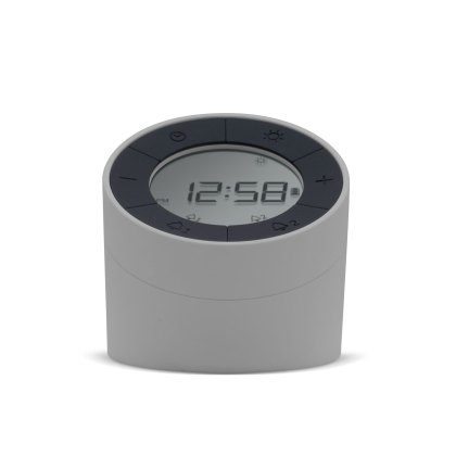 Acctim Jowie Grey Alarm Clock