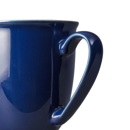 Denby Elements Dark Blue Coffee Beaker Mug