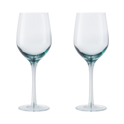 Laura Ashley White Wine Glasses, Set of 4 - Clear
