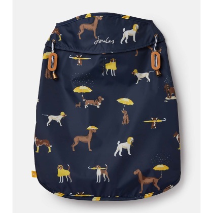 Joules Navy Water Resistant Dog Coat