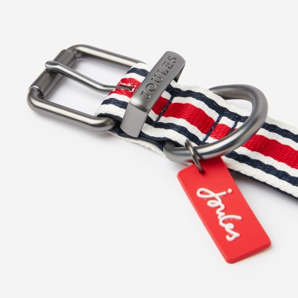 Joules Striped Dog Collar