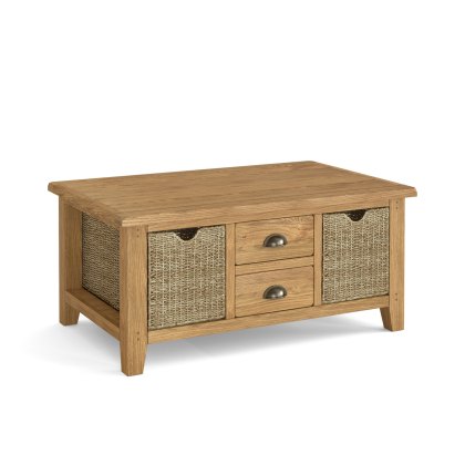 Burlington Large Coffee Table with Basket Burlington Large Coffee Table with Basket