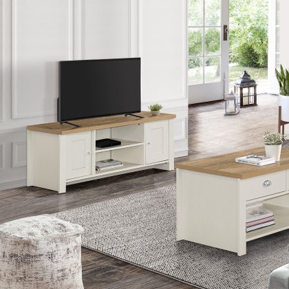 Harrow Large TV Unit Cream