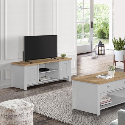 Harrow Large TV Unit Grey