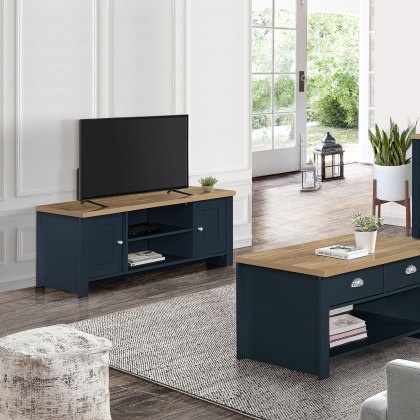 Harrow Large TV Unit Navy